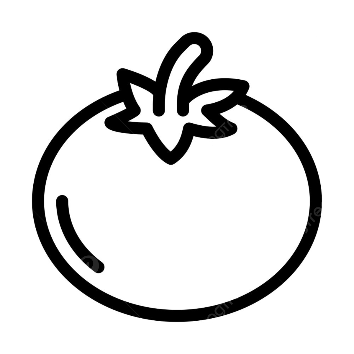 Помидор раскраска для детей