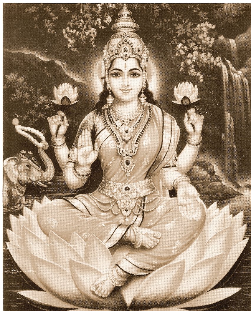 Индийская богиня Лакшми