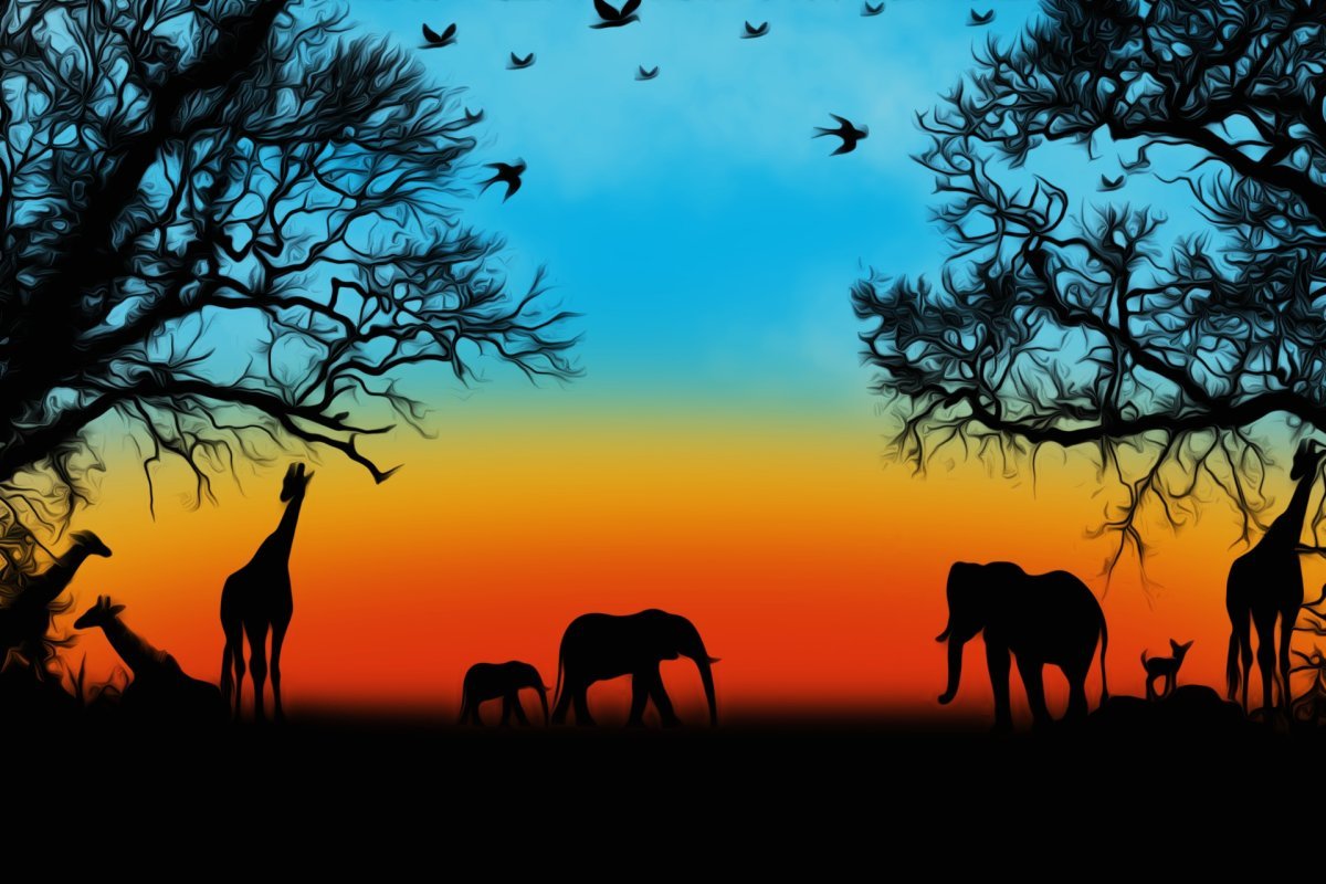 "Африканская Саванна" - диорама