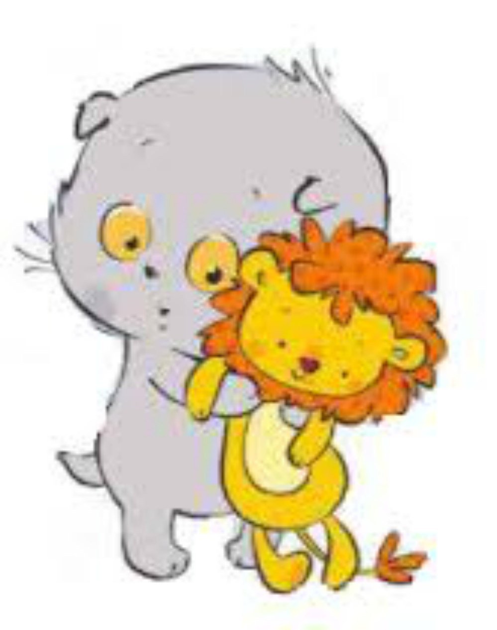 Кот Басик нарисованный