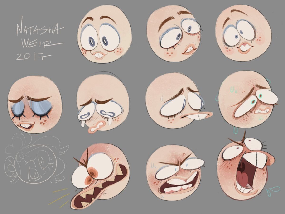 Смайлики не Раскрашенные