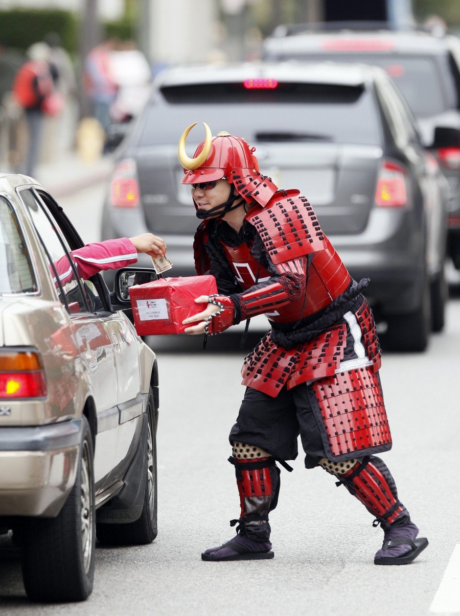 Самурай смешное фото