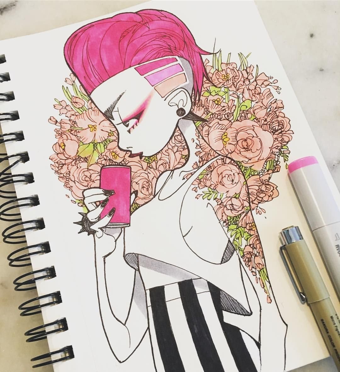 Раскраски антистресс аниме сложные