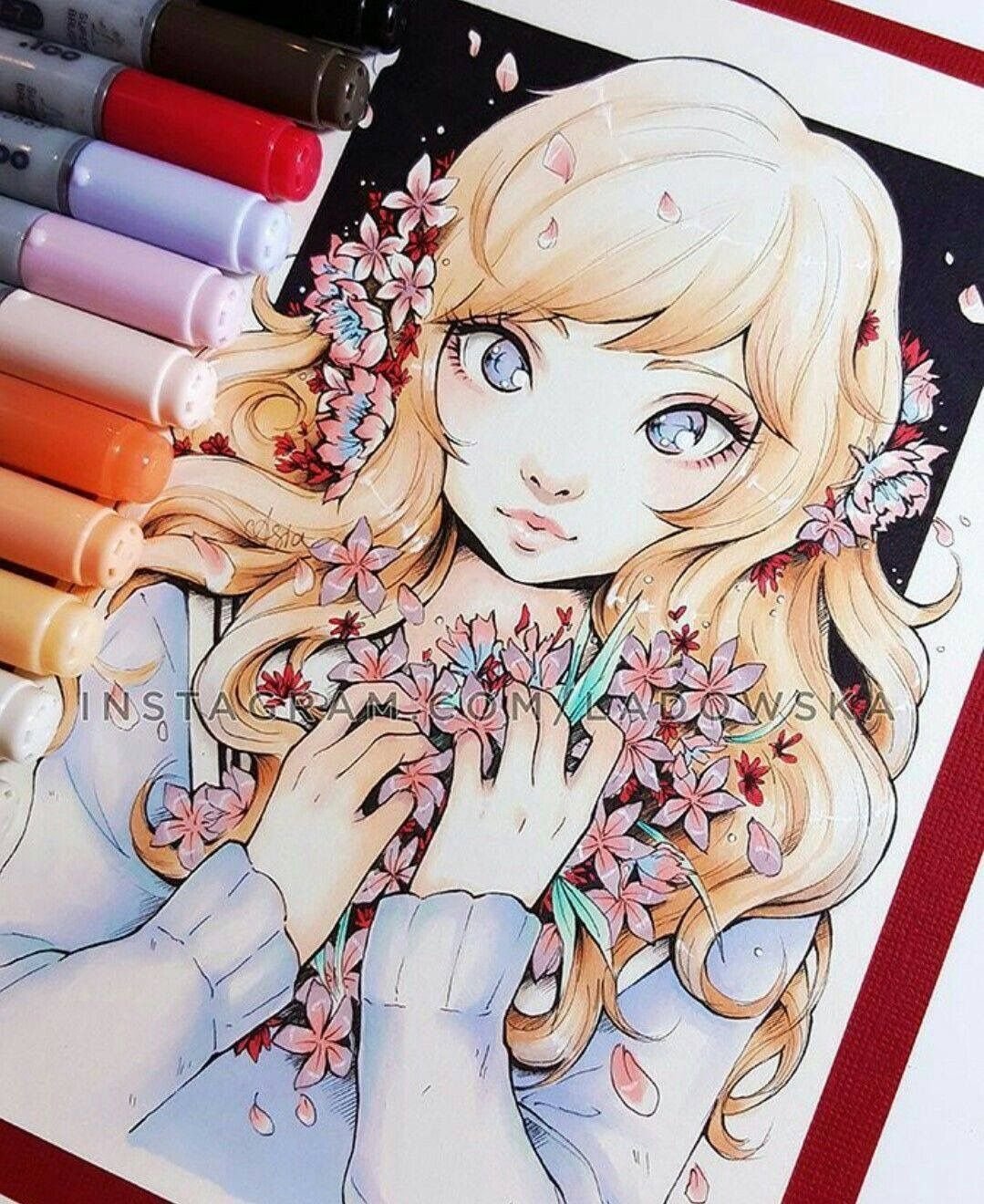 Аниме маркерами