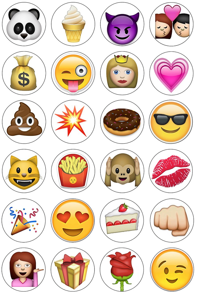 Наклейки - смайлики