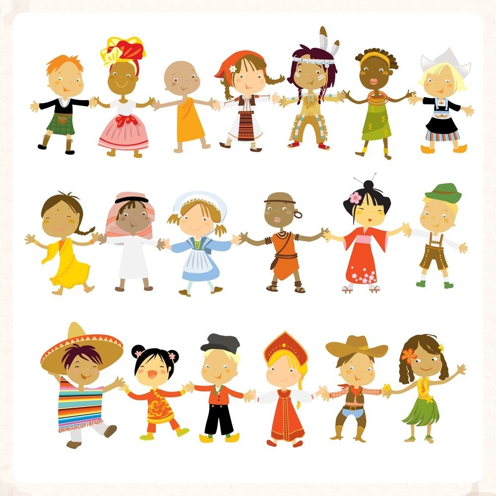 Человечки из разных стран