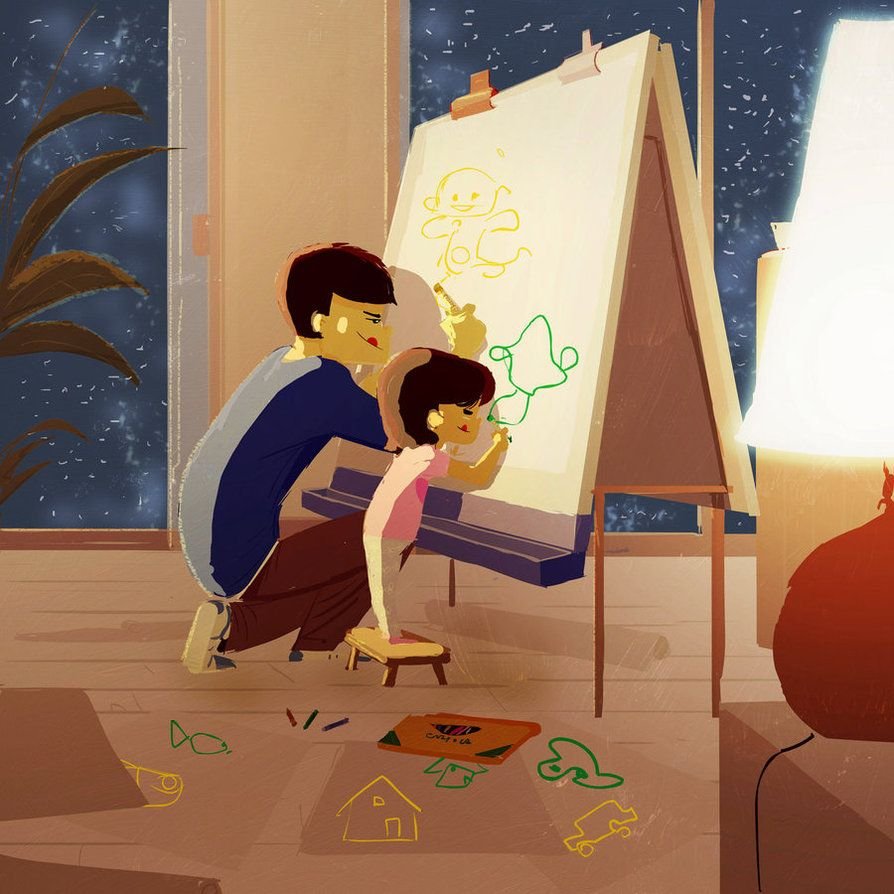 Паскаль Кэмпион иллюстрации семья