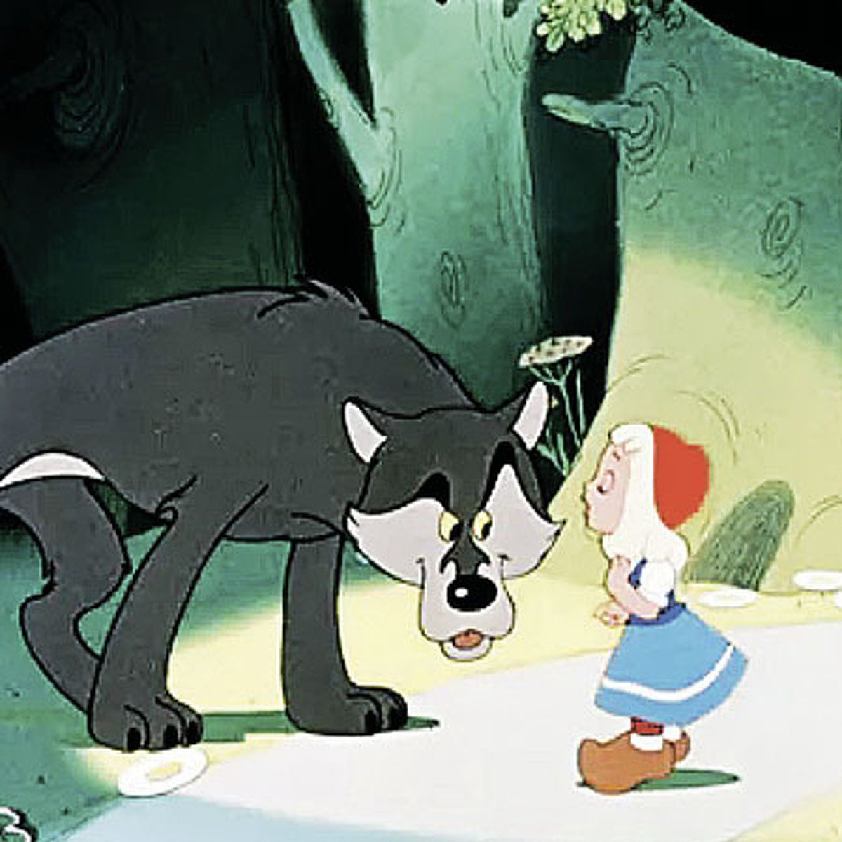 Красная шапочка раскраска по образцу