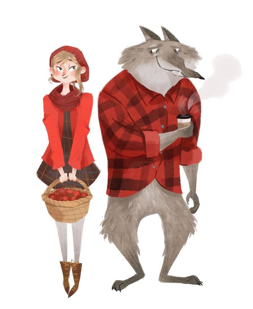 Красная шляпочка сказка