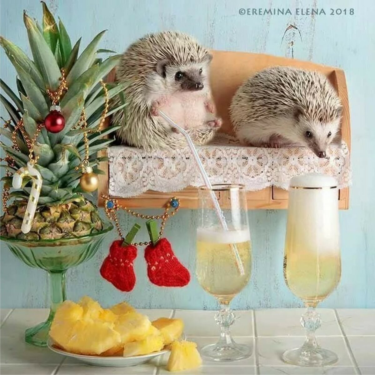 Ёжики Елены Ерёминой