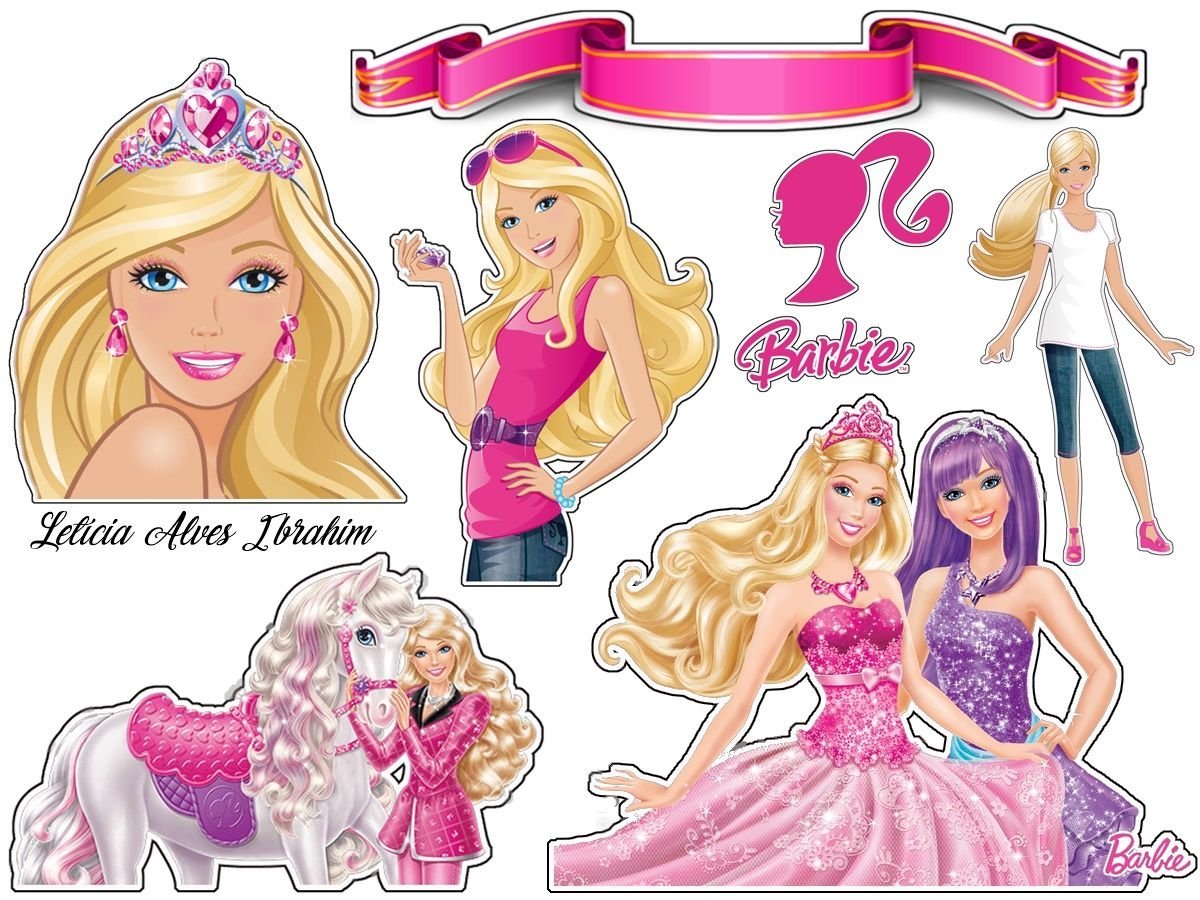 Барби сахарная печать