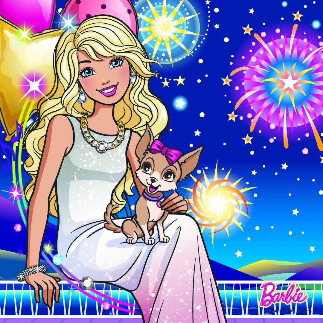 Барби иллюстрации