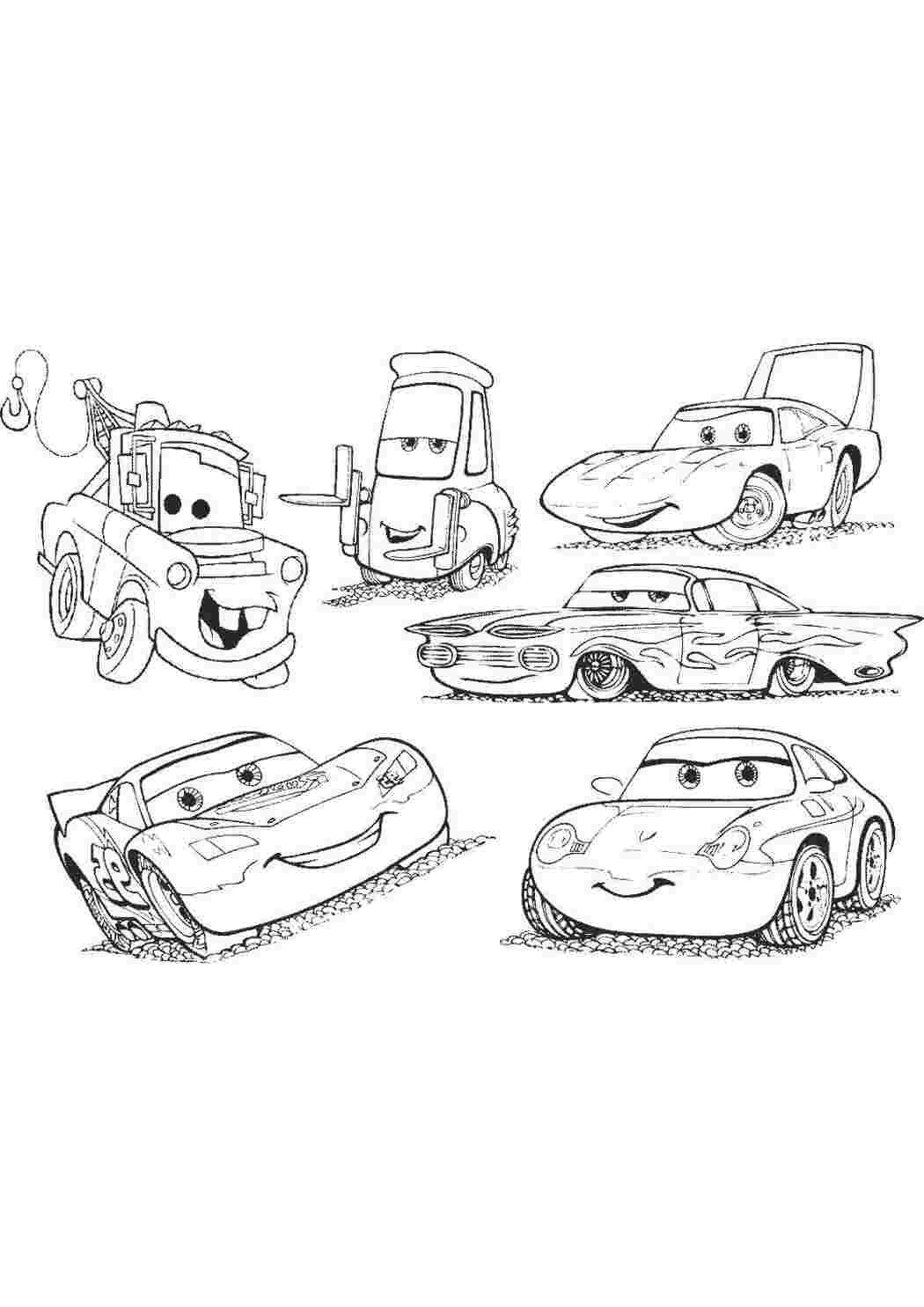 Раскраска молния Маквин Новогодняя