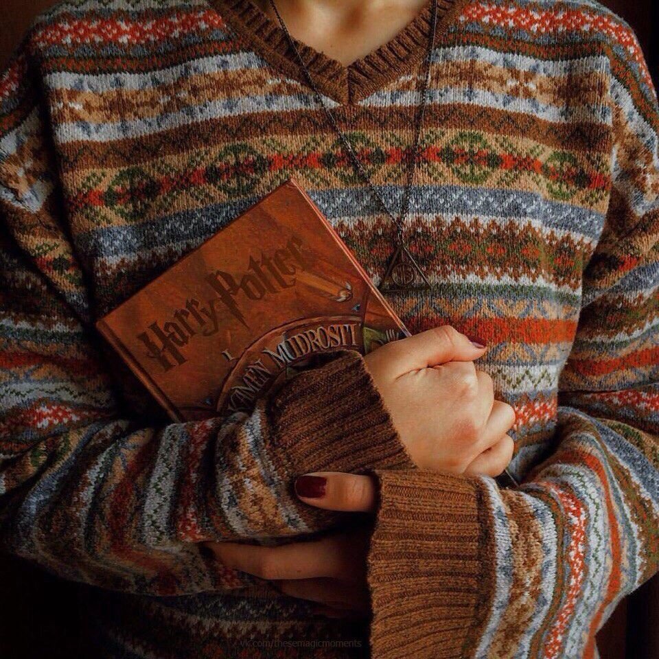 Гарри Поттер из книги арт