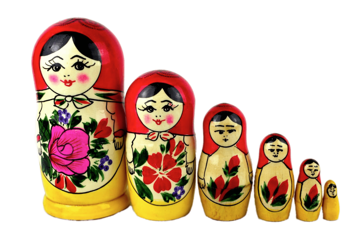 Матрешка без фона