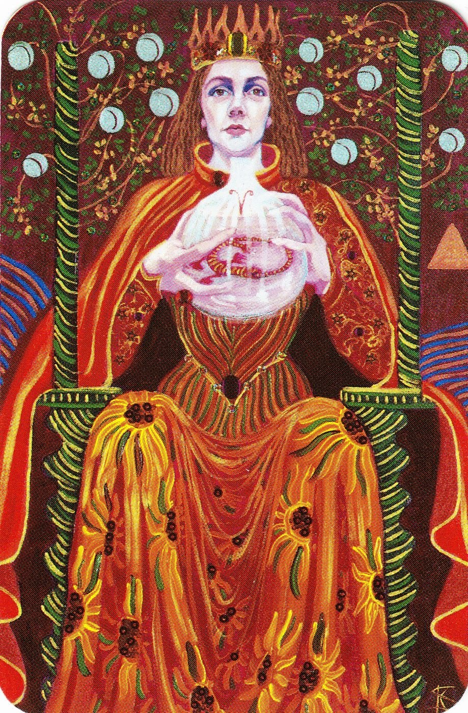 Королева жезлов Райдер Уэйт