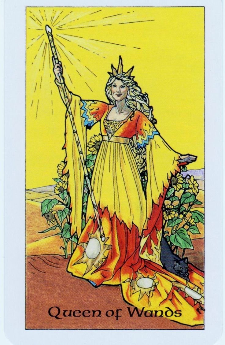 Королева кубков Таро карта дня