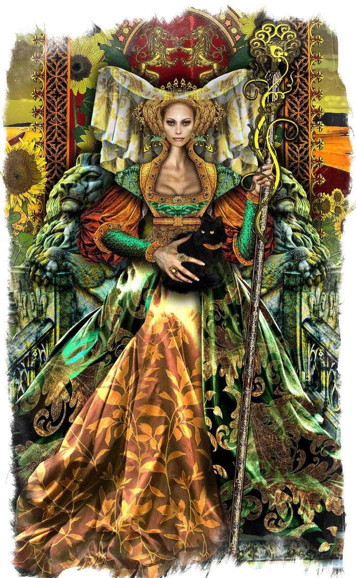 Карта Таро Королева мечей