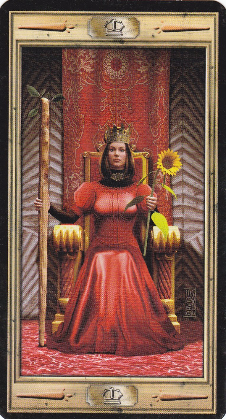 Королева Посохов Таро иллюминатов