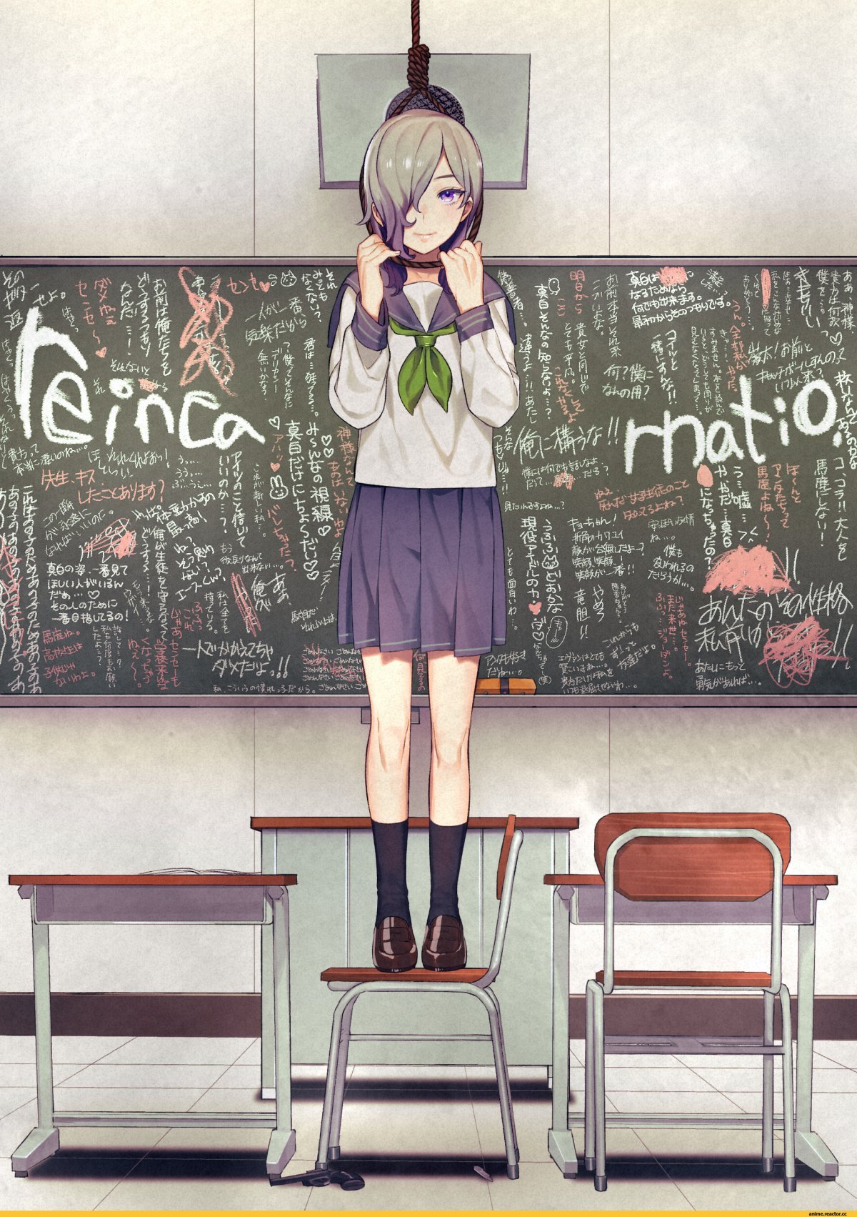 Школьная доска аниме