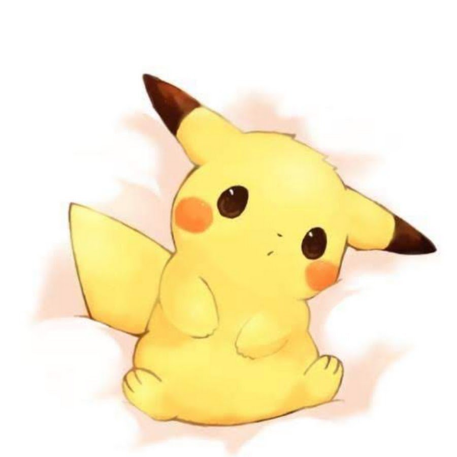 Желтые котенок Пикачу