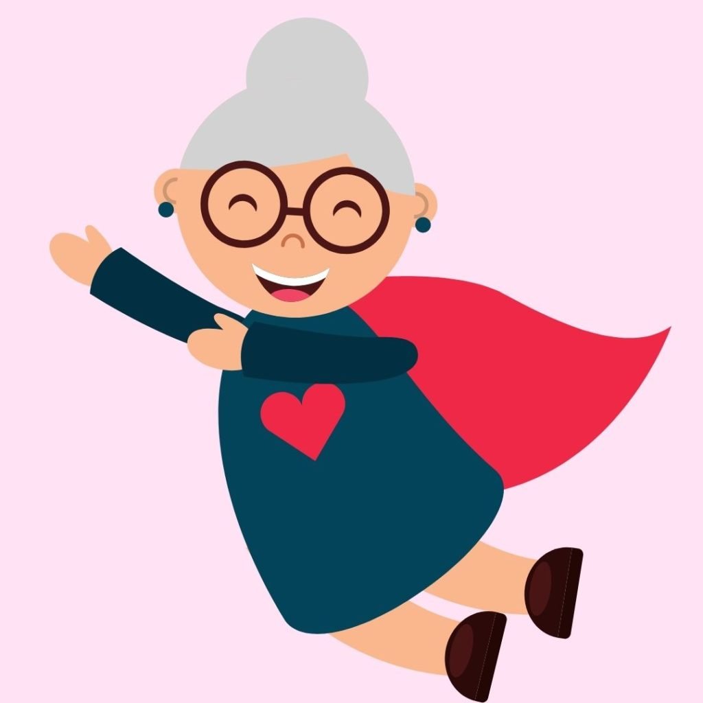 Супер бабушка мультяшная