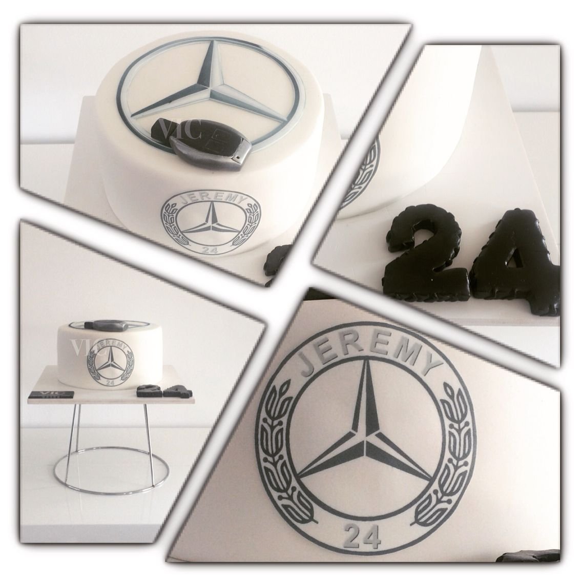 Знак Мерседес на торт