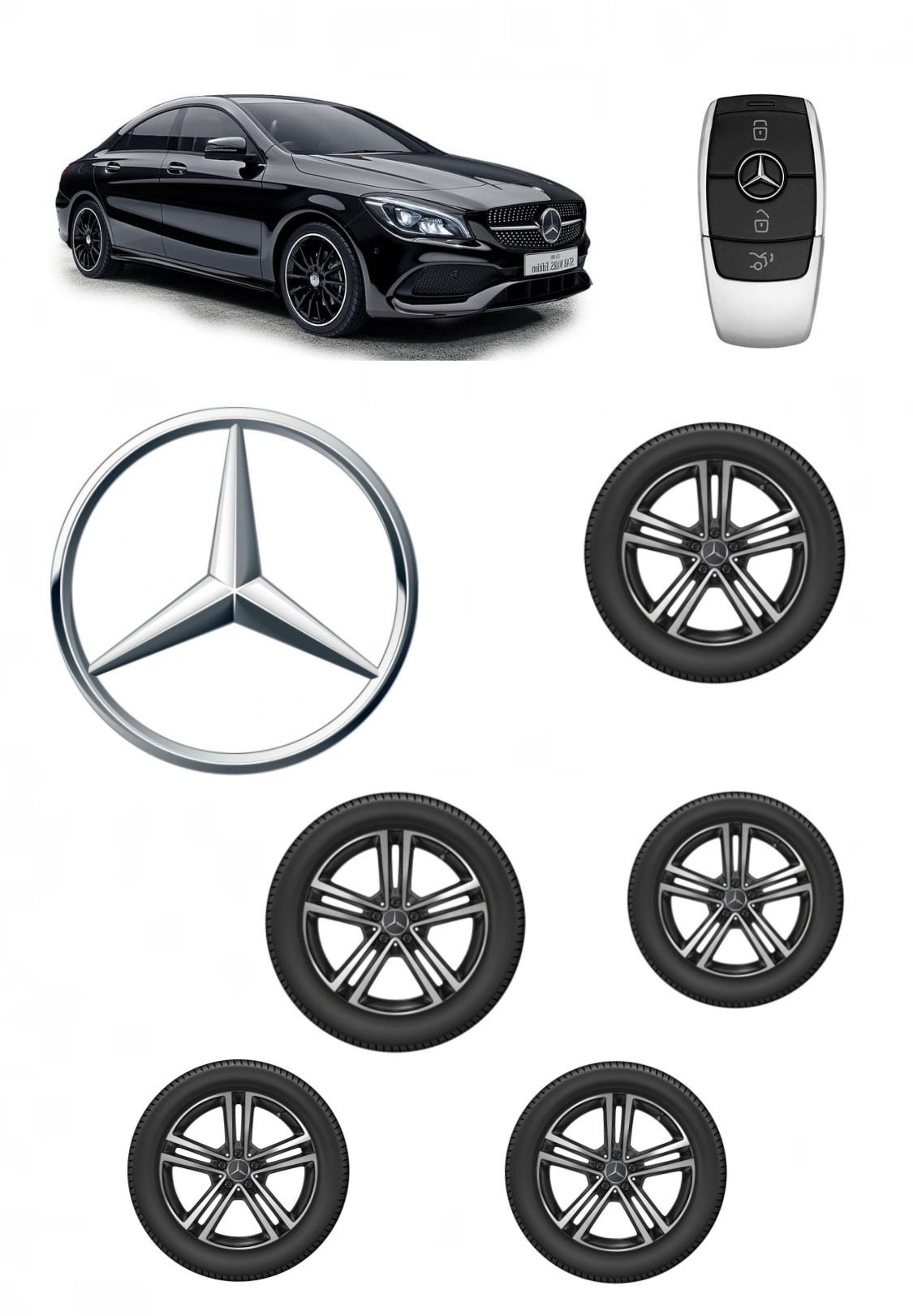 Мерседес пищевая печать