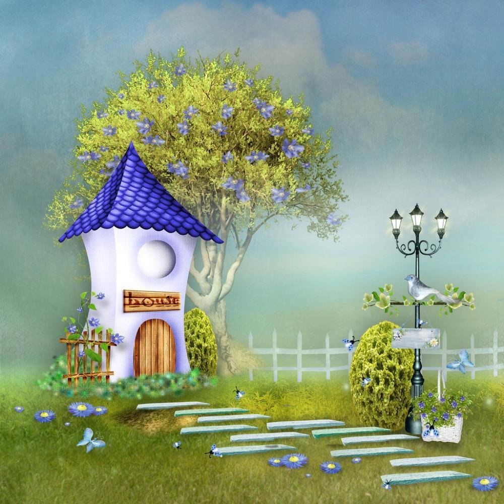 Сказочная Поляна с домиком