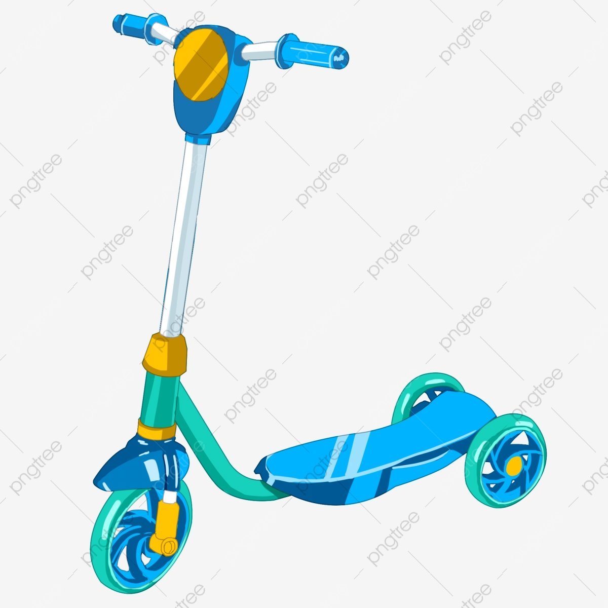 Мультяшка на самокате