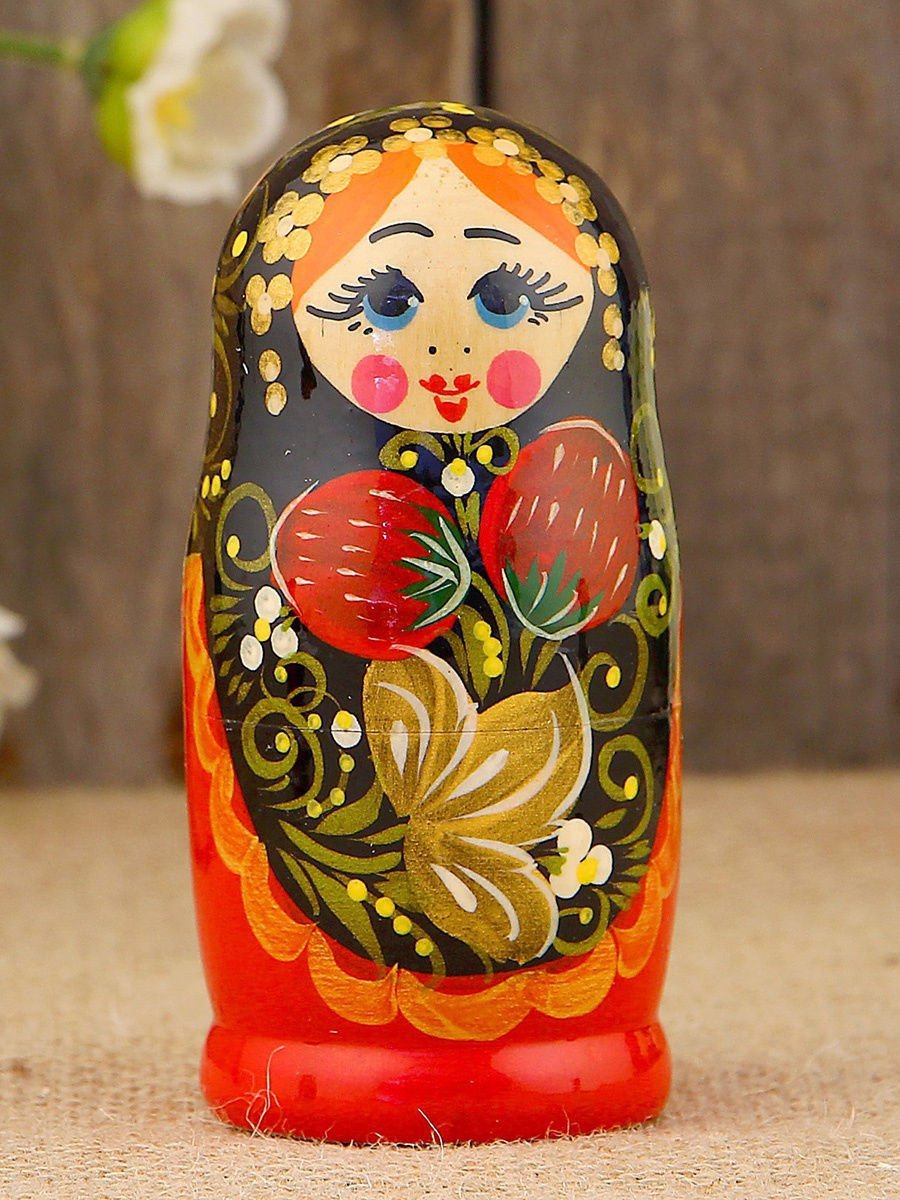 Хохломская роспись Матрешка
