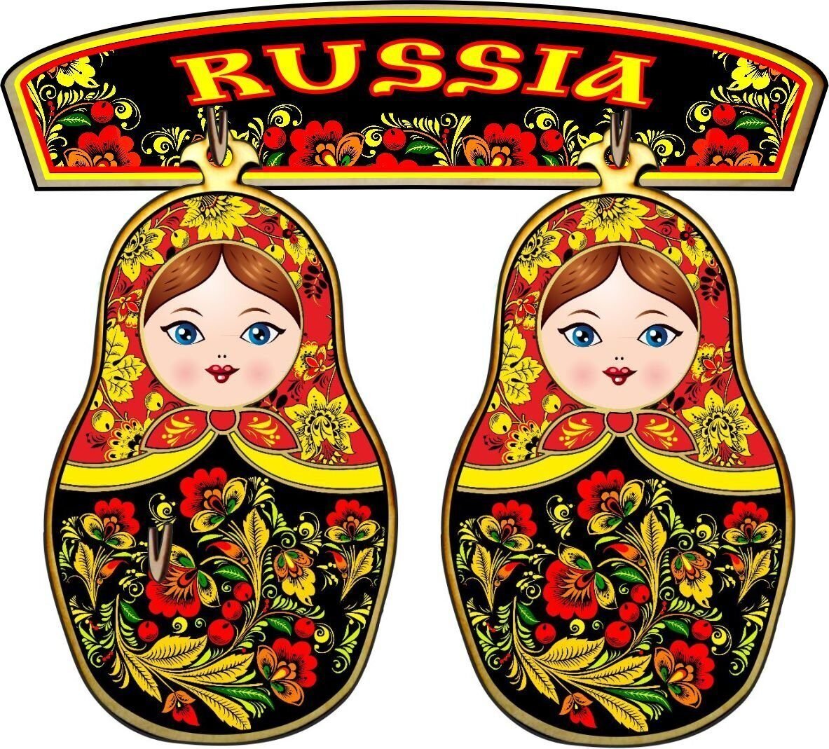 Расписные доски матрешки