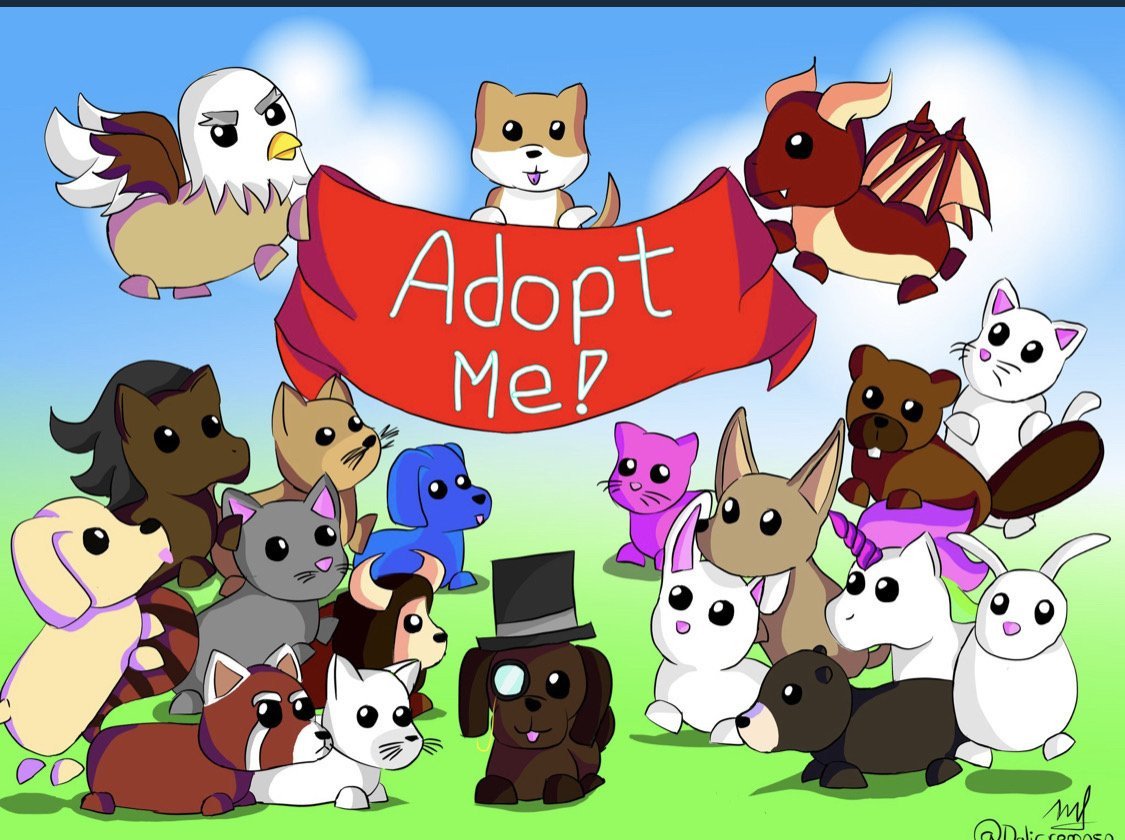 РОБЛОКС adopt me