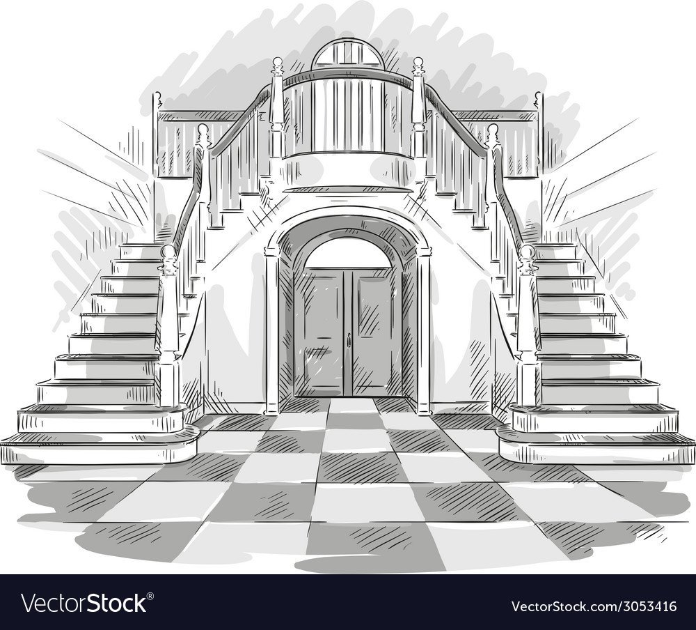 Женщина на лестнице