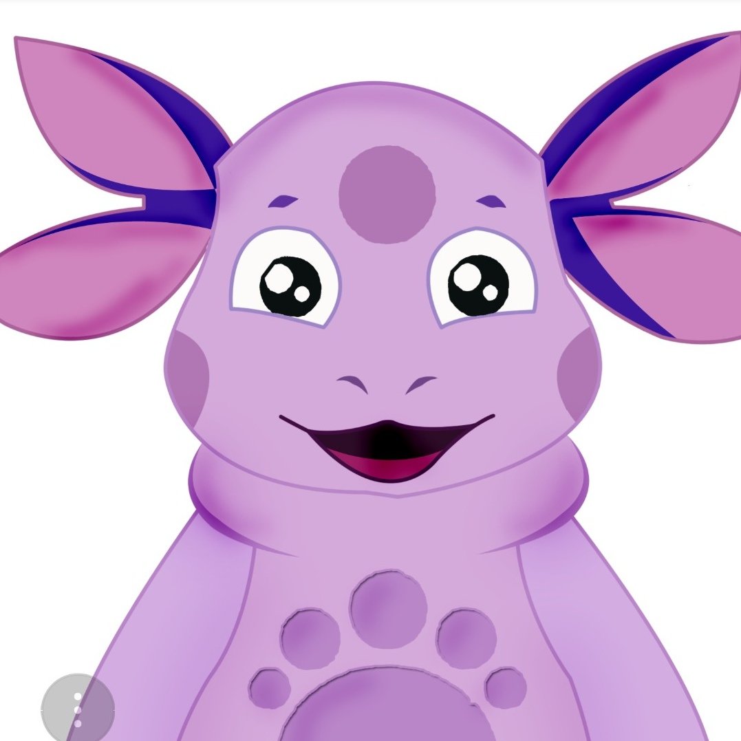 Лунтик круглая картинка