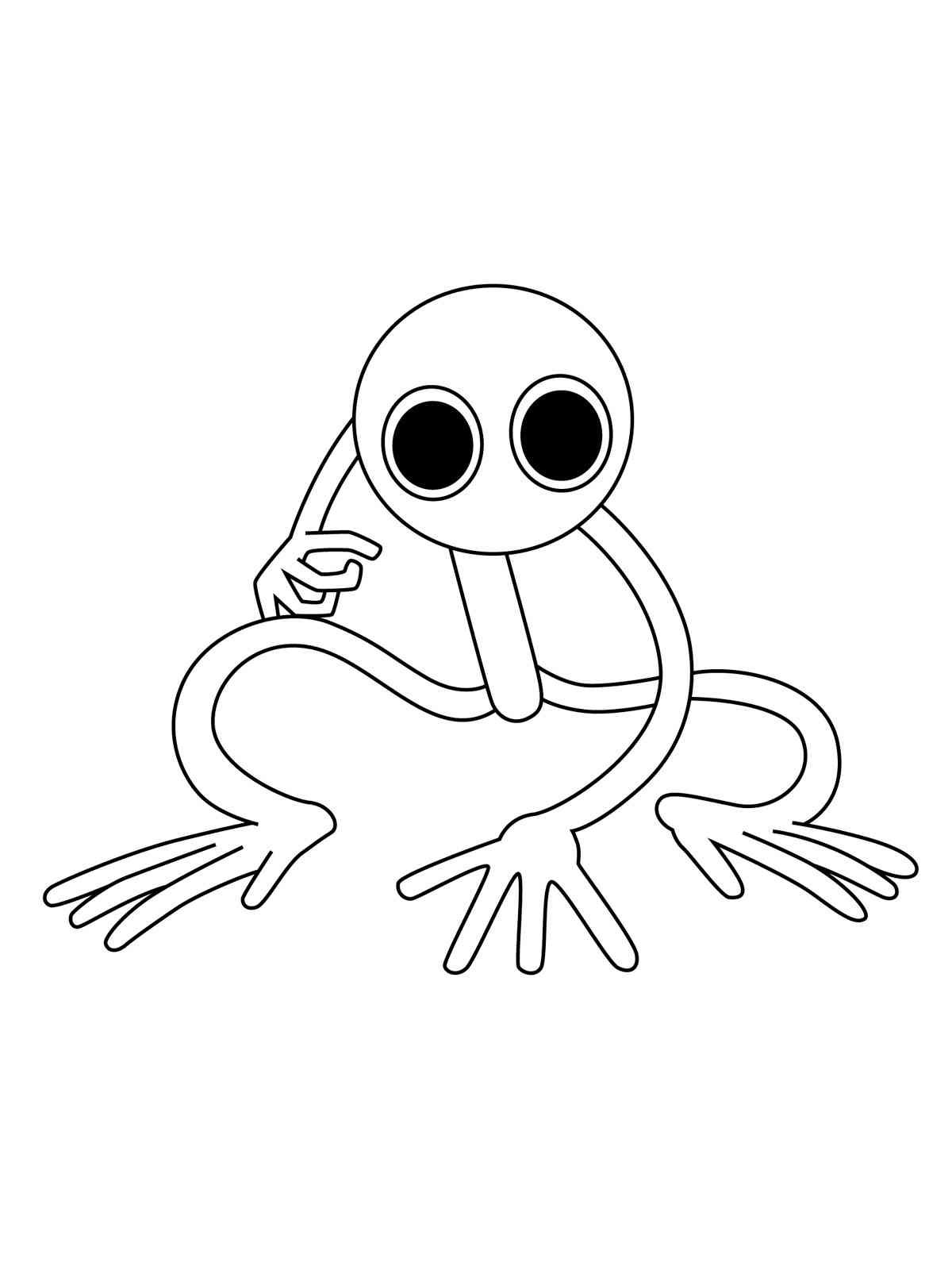 Разукрашку радужных друзей