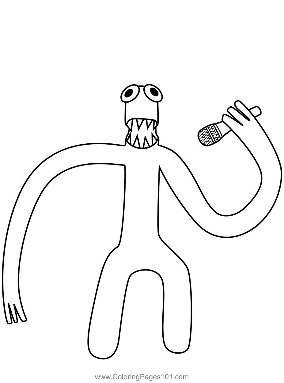 Разукрашку радужных друзей