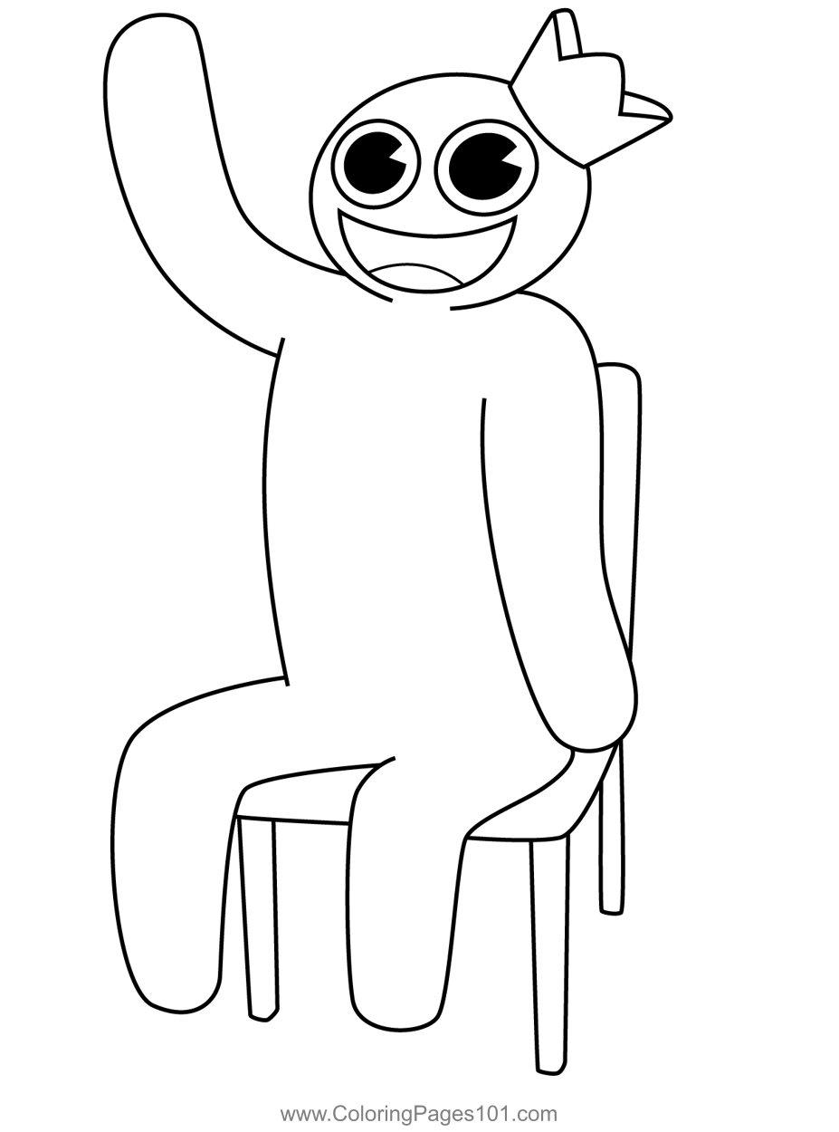 Rainbow friends раскраска монстры