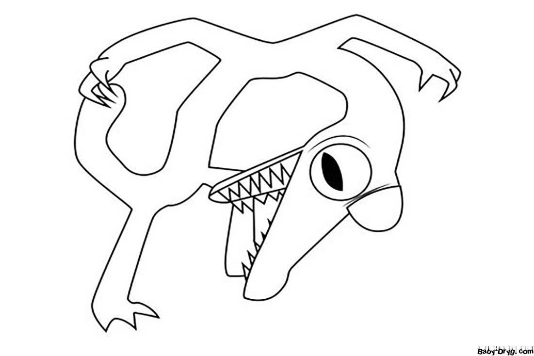 Радужные друзья раскраска