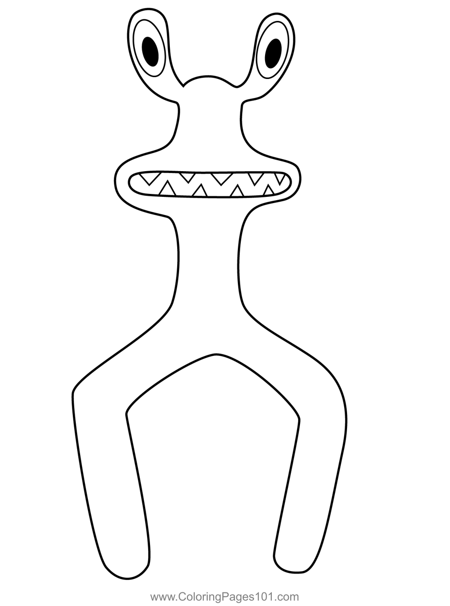 Раскраска знак РОБЛОКСА