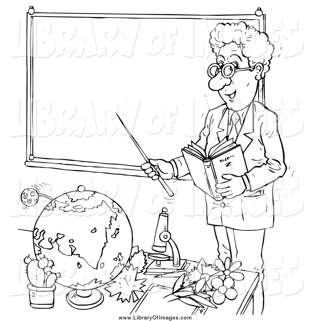 Учитель карандашом