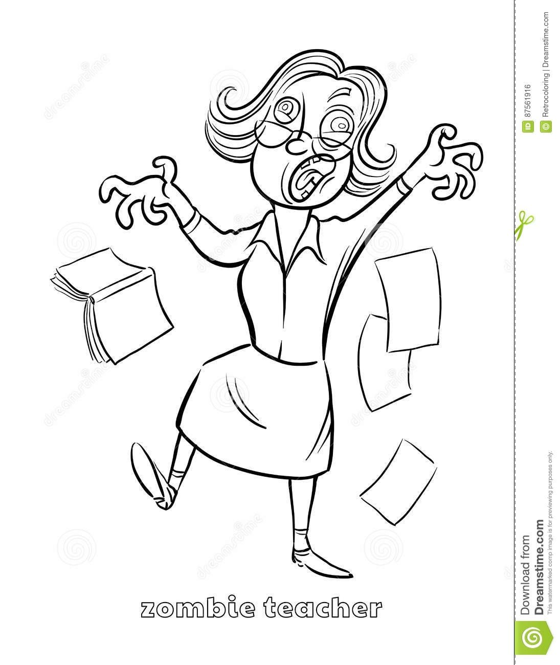 Раскраска учитель