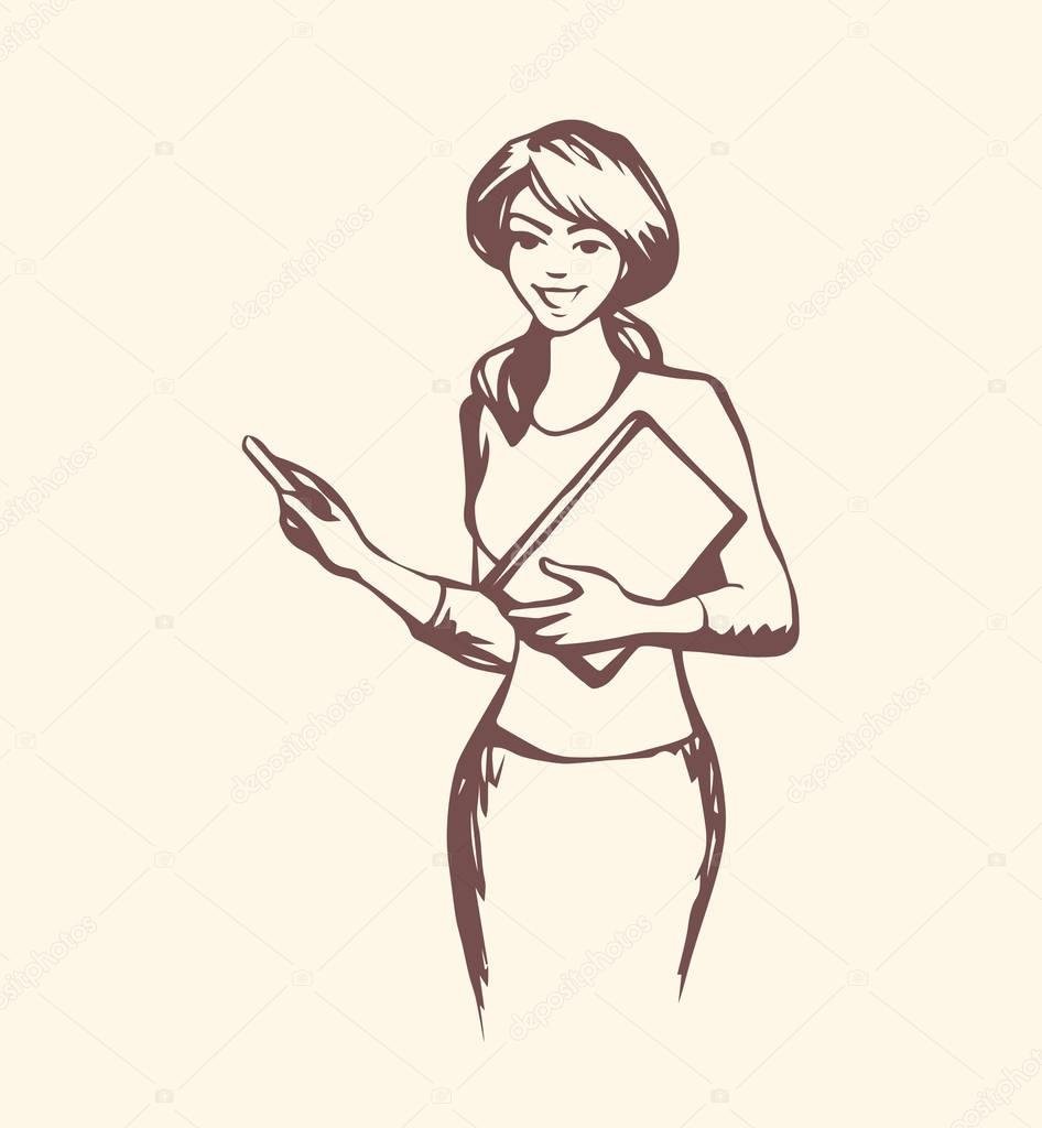 Раскраска учитель