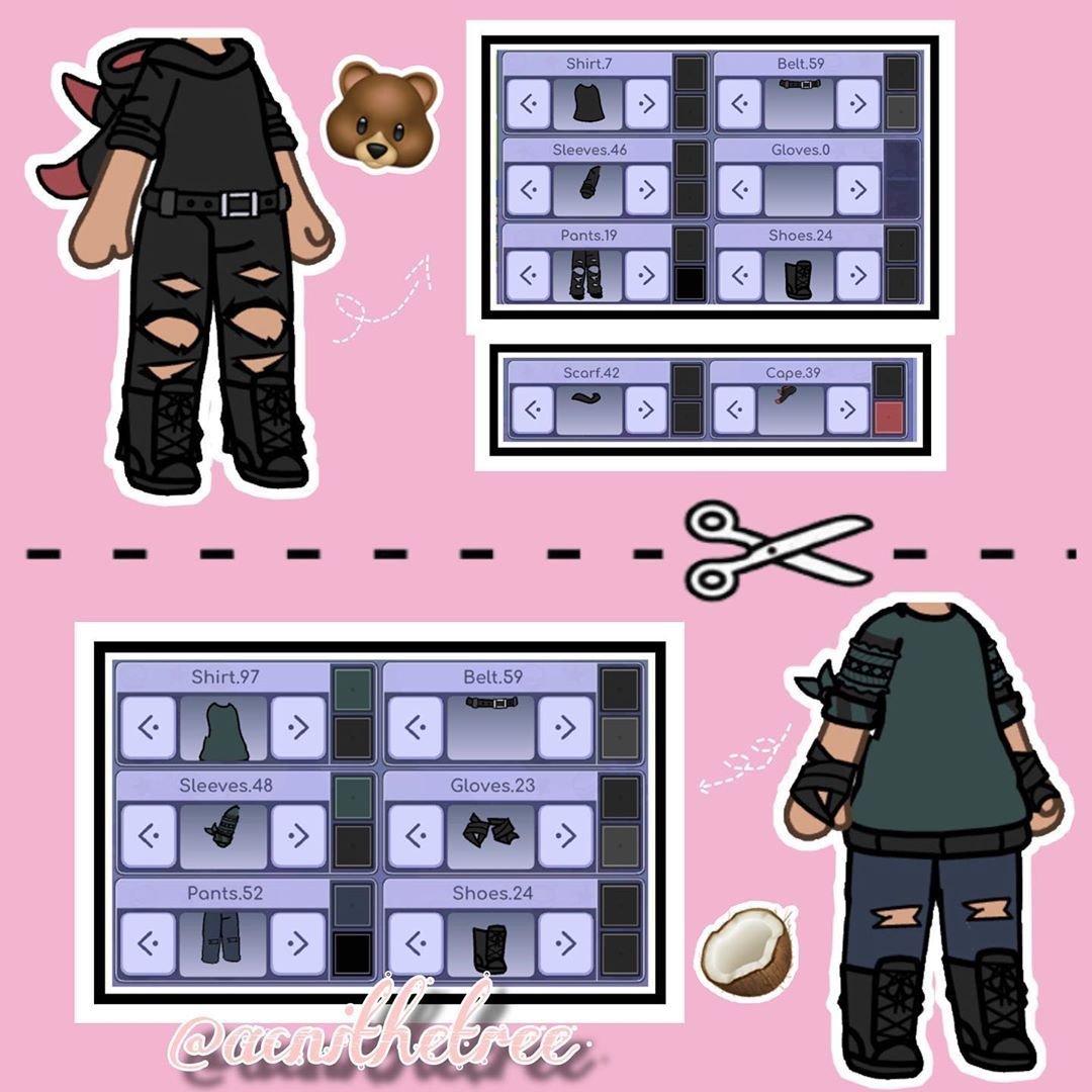 Одежда для ОС В гача клуб для мальчиков