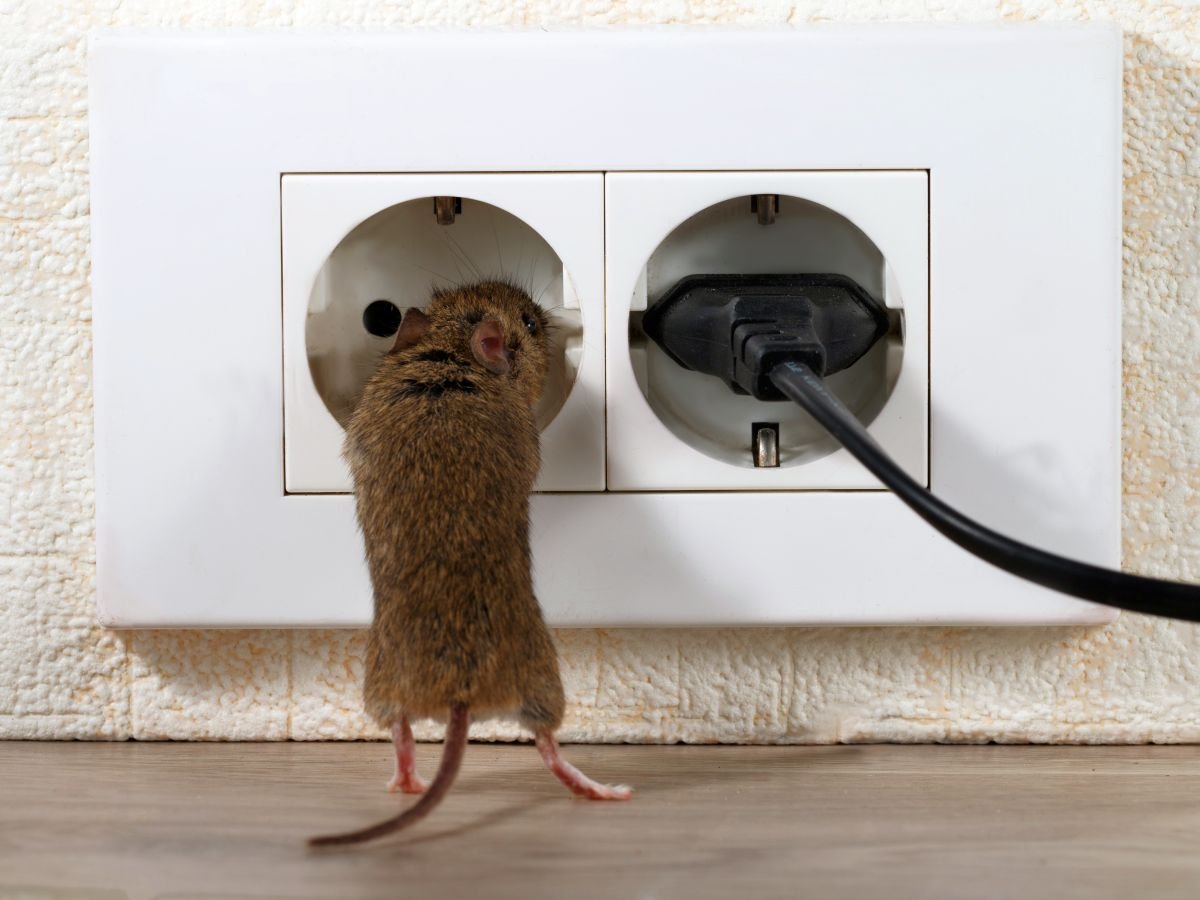 Мышка в розетке