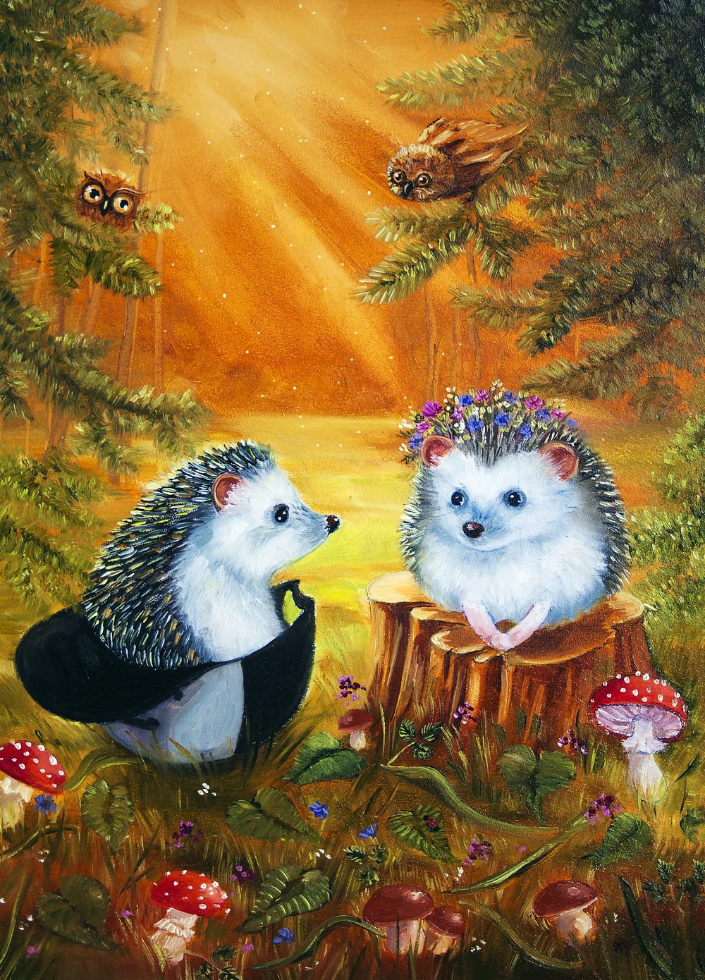 Милые зверьки арт
