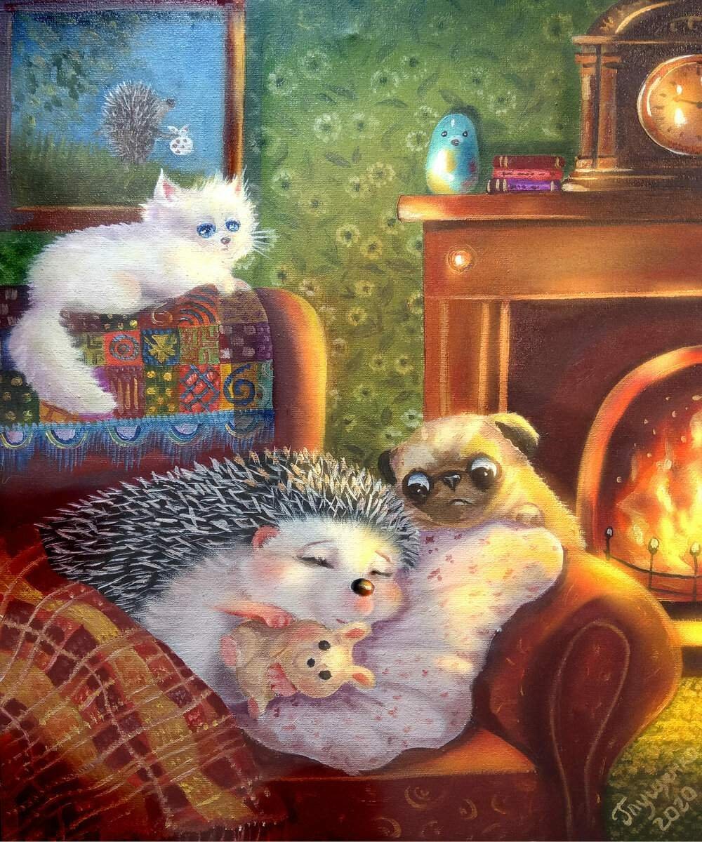 Спокойной ночи с ежиком