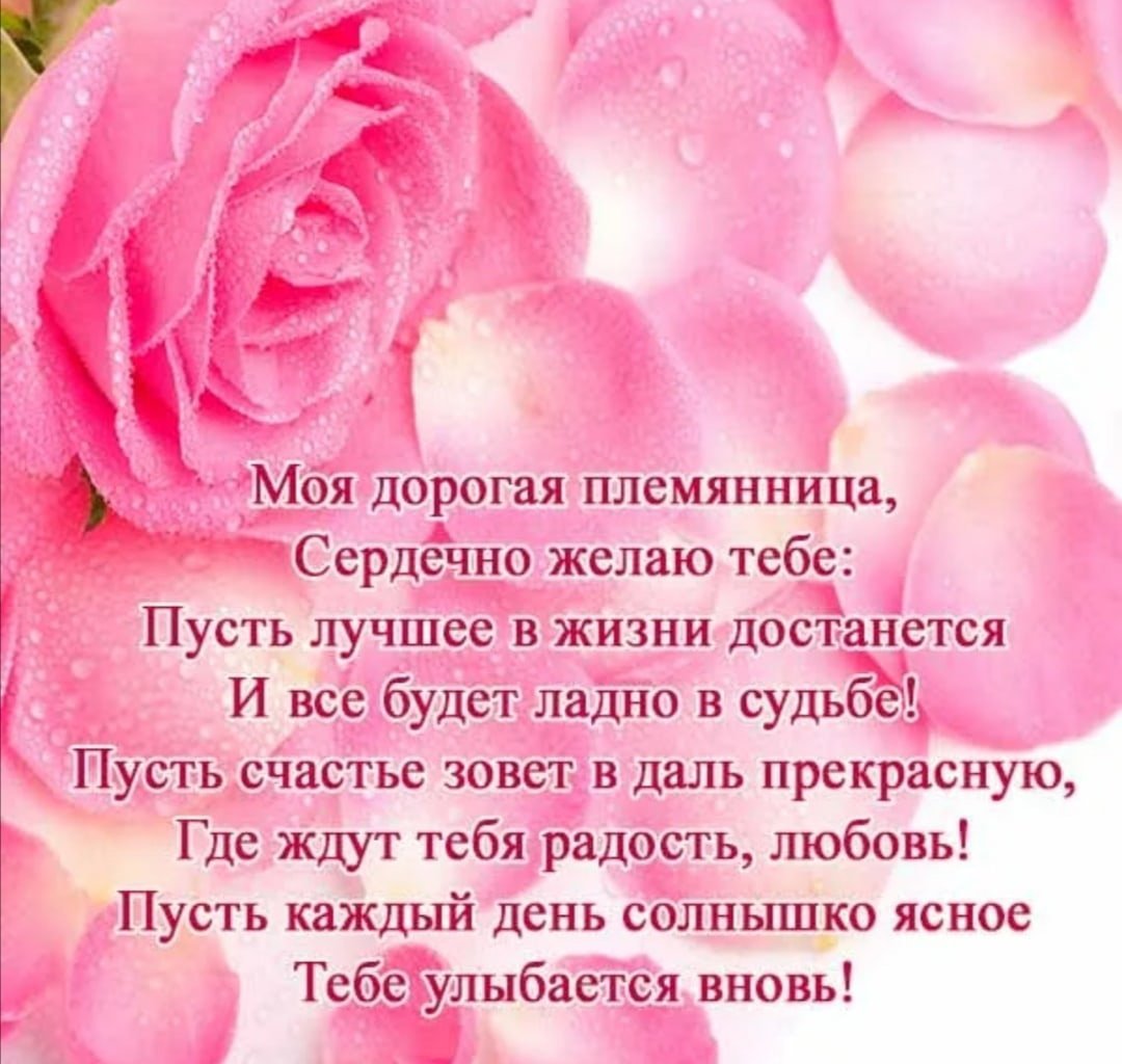 С днем рождения племянни