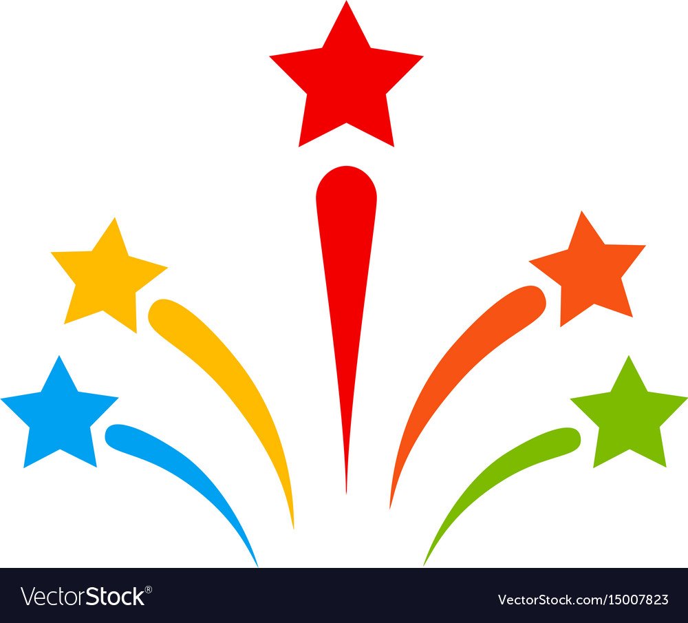 Трафарет салюта для вырезания