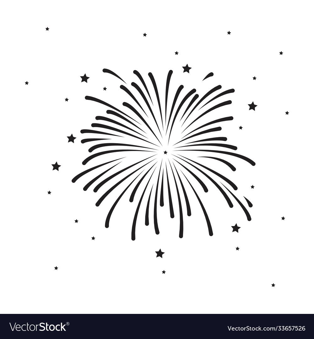 Фейерверк рисунок